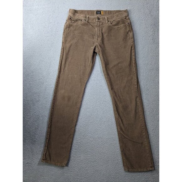 J.CREW Other - J Crew 484 Slim Corduroy Pants Mens 34x34  (Meas 34x32) Cotton Brown